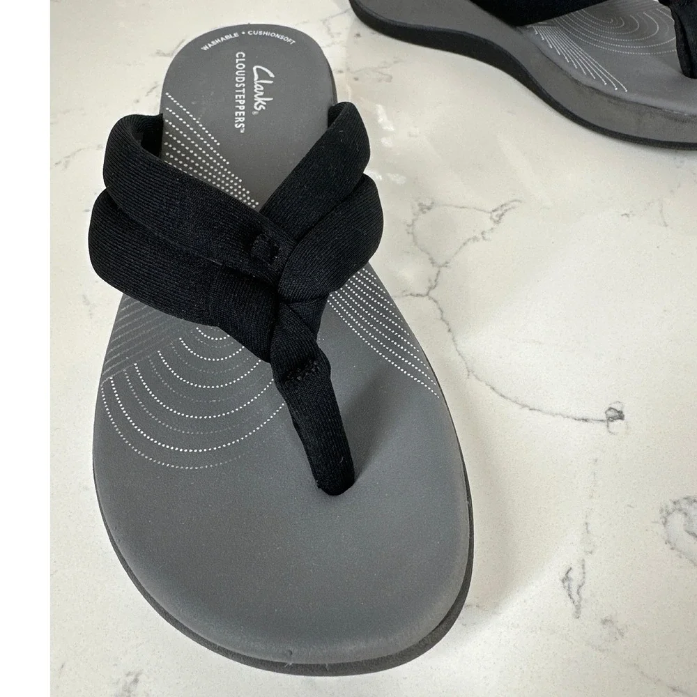 Clarks Sandals Womens 39 Size 8 CloudSteppers Arla Kaylie Wedge Heeled Sandals